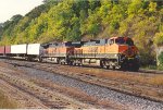 Intermodal rolls east